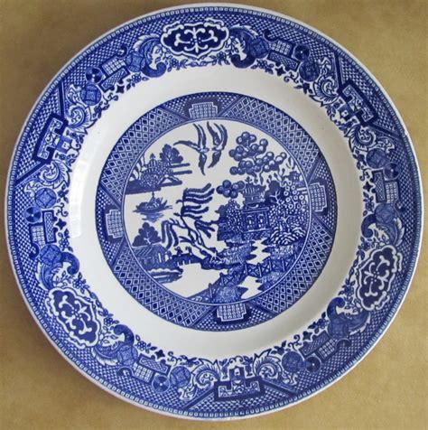 antique willow ware|willow ware dinnerware.